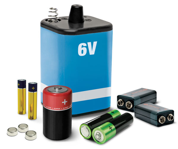 Selection of batteries